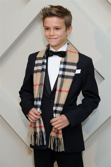 beckham romeo burberry|Romeo Beckham: news and photos of the new face of .